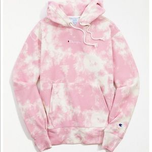 Champion x Urban Outfitters tie dye hoodie